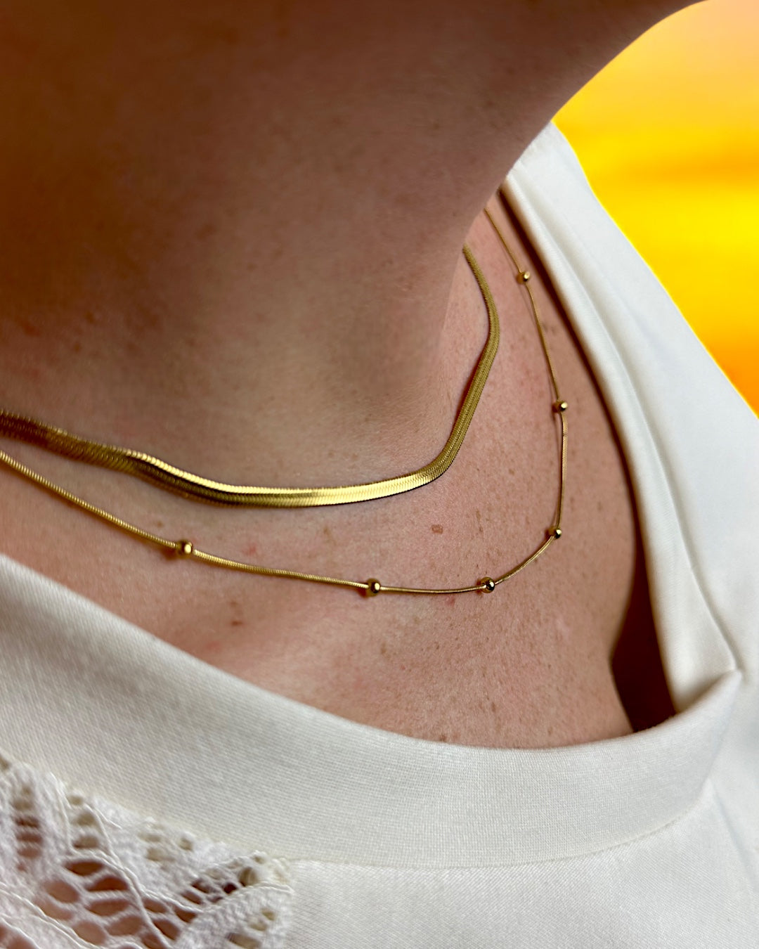 Golden Duet Halskette